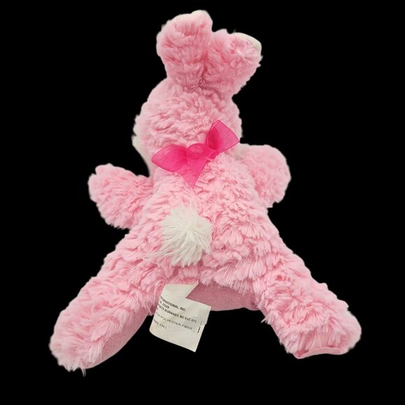 Greenbrier Pink Plush Bunny Rabbit Stuffed Animal 9" All Ages Soft Eyes Easter - Picture 3 of 8